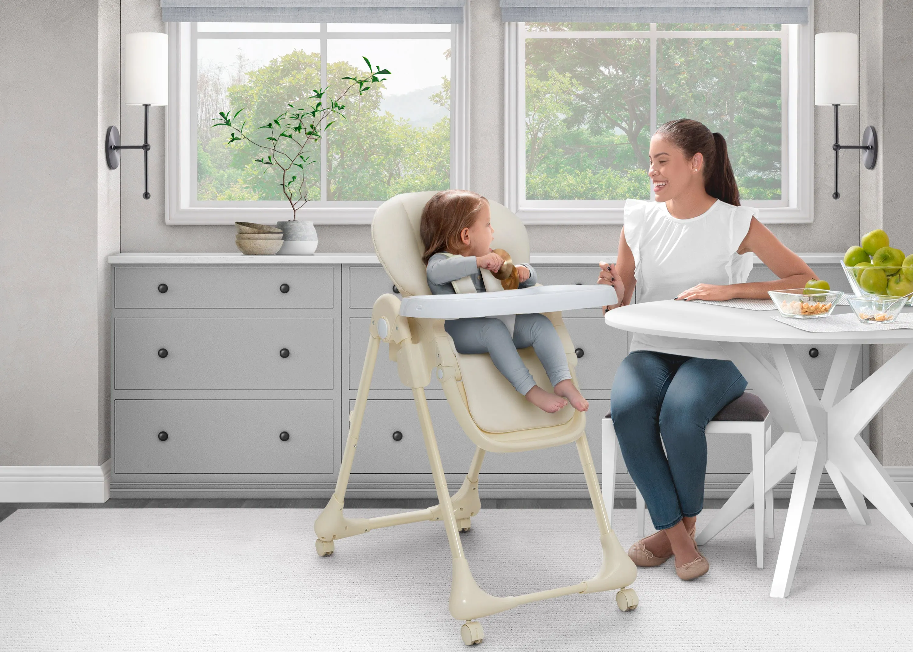 2-in-1 SlimFold High Chair for Babies and Toddler