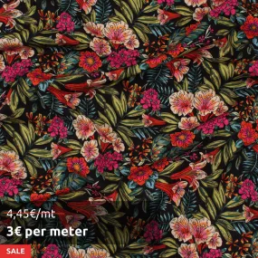 20 MTS ROLL - Stretch Matt Satin - Floral print - OFFER: 3€/MT