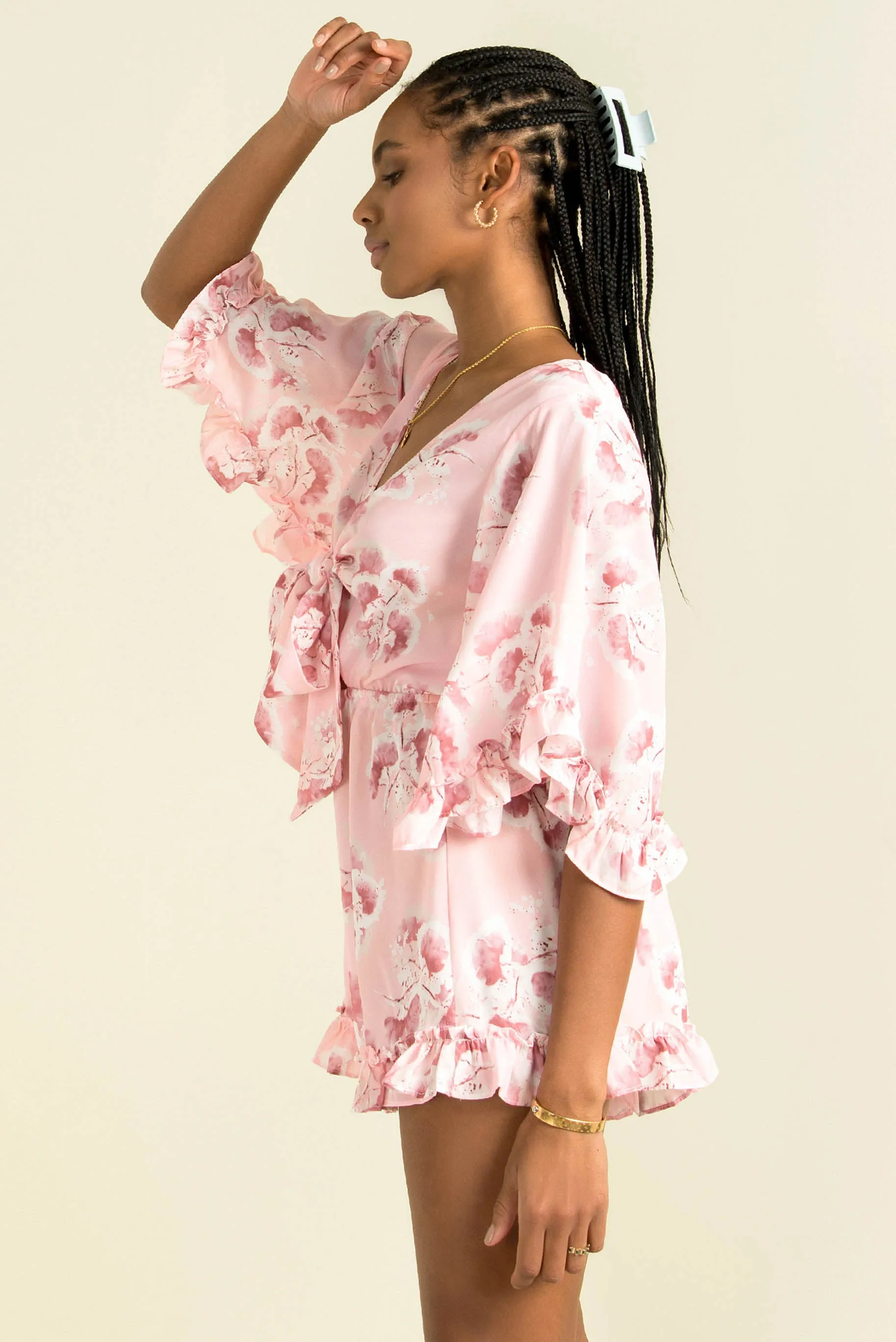 Alice Playsuit / Pink Print