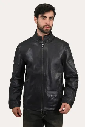 Black Biker Jacket