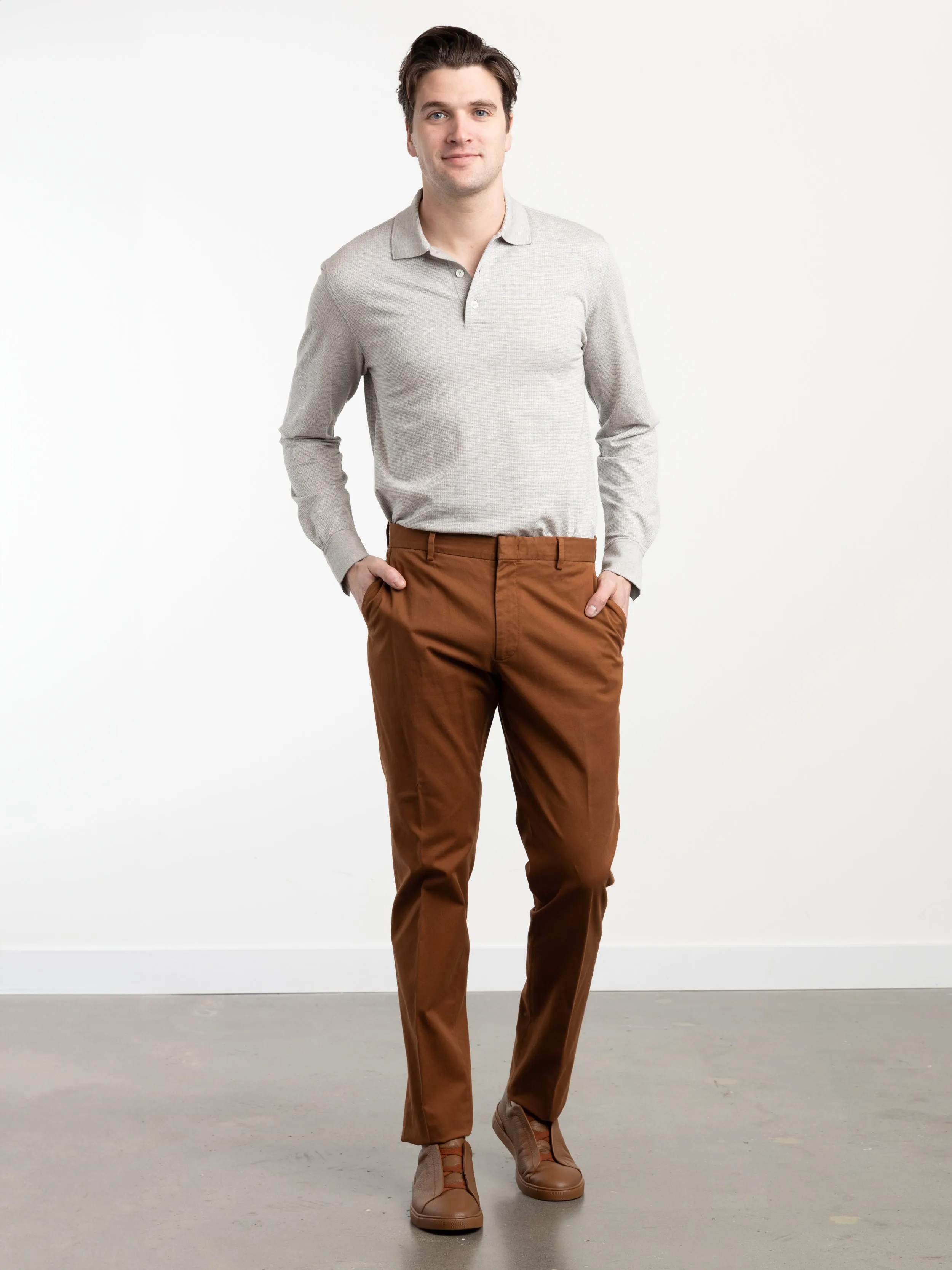 Brown Premium Cotton Pants