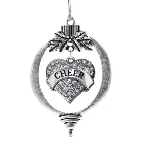 Christmas Ornament with Crystal Cheer Heart charm