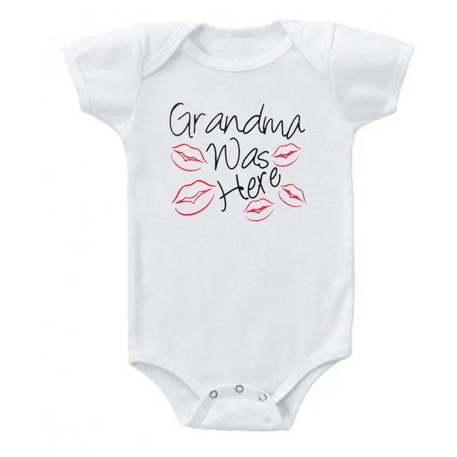 Creative Baby Outfit - Please Pass me to Grandma - Newborn Cotton Romper