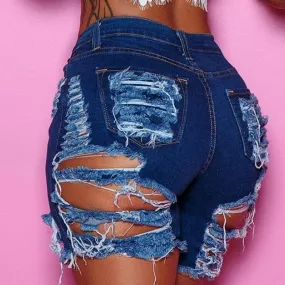 DressBetty - Fashion Sexy High Waist Denim Shorts