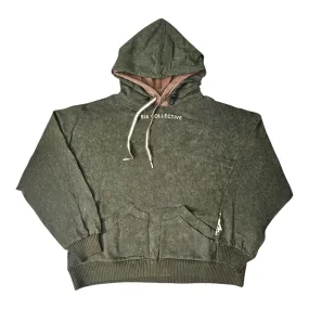 FW/24 SIA "OLIVE/COFFEE" STACKED DOUBLE HOODIE