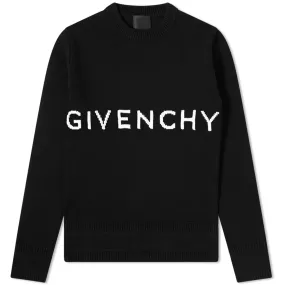 Givenchy 4G Logo Cotton Crew Knit Sweater