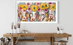 Golden girl  trio  - art print