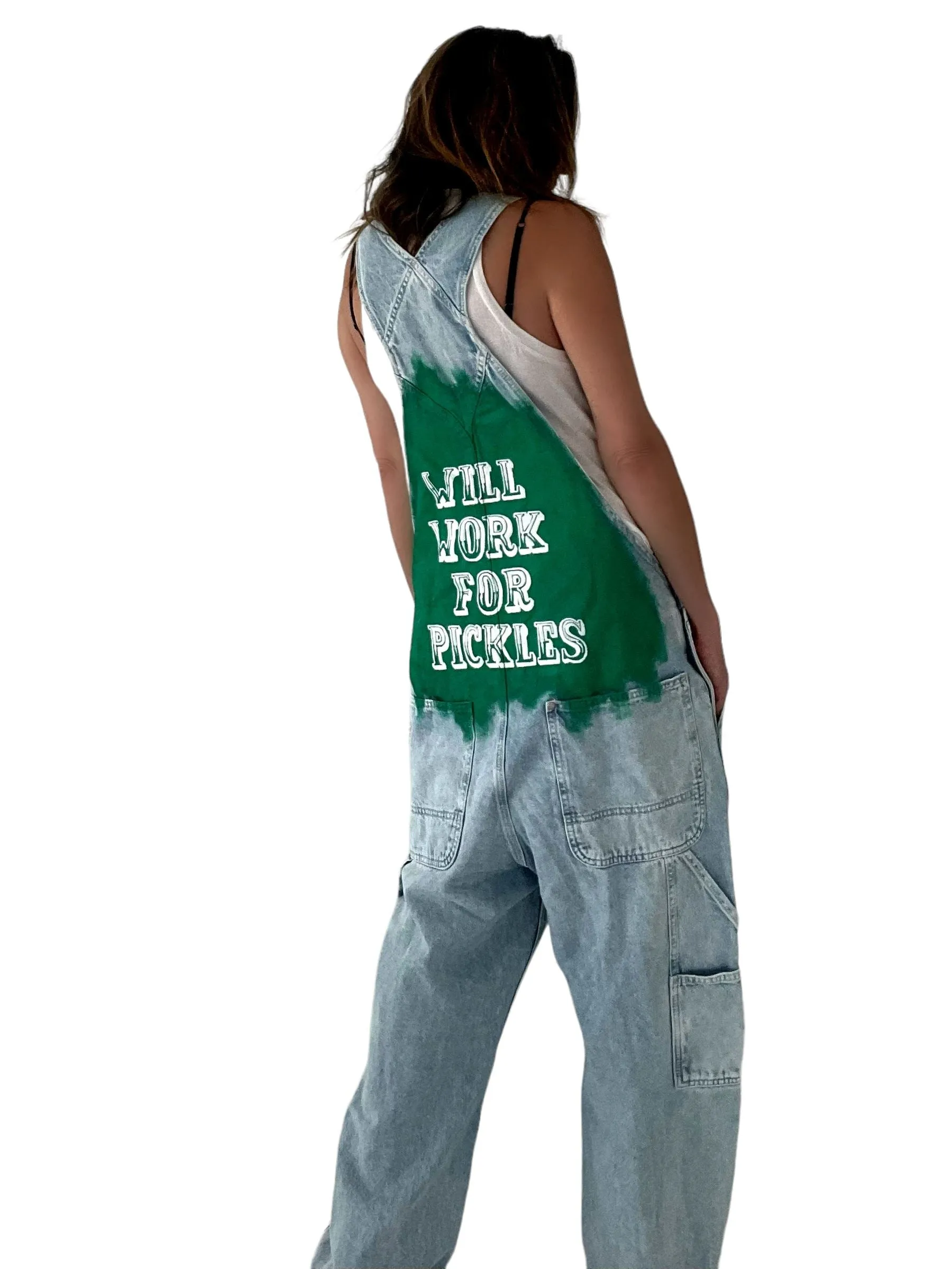 Grillo's x W G 'Will Work' Painted Overalls