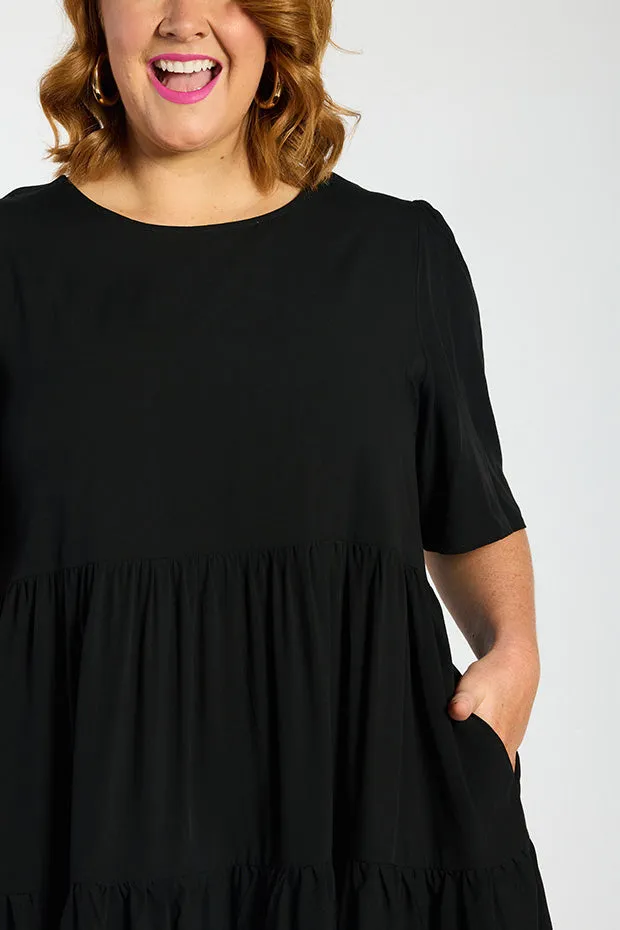 Izzie Black Dress