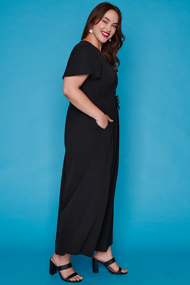 Justine Black Jumpsuit