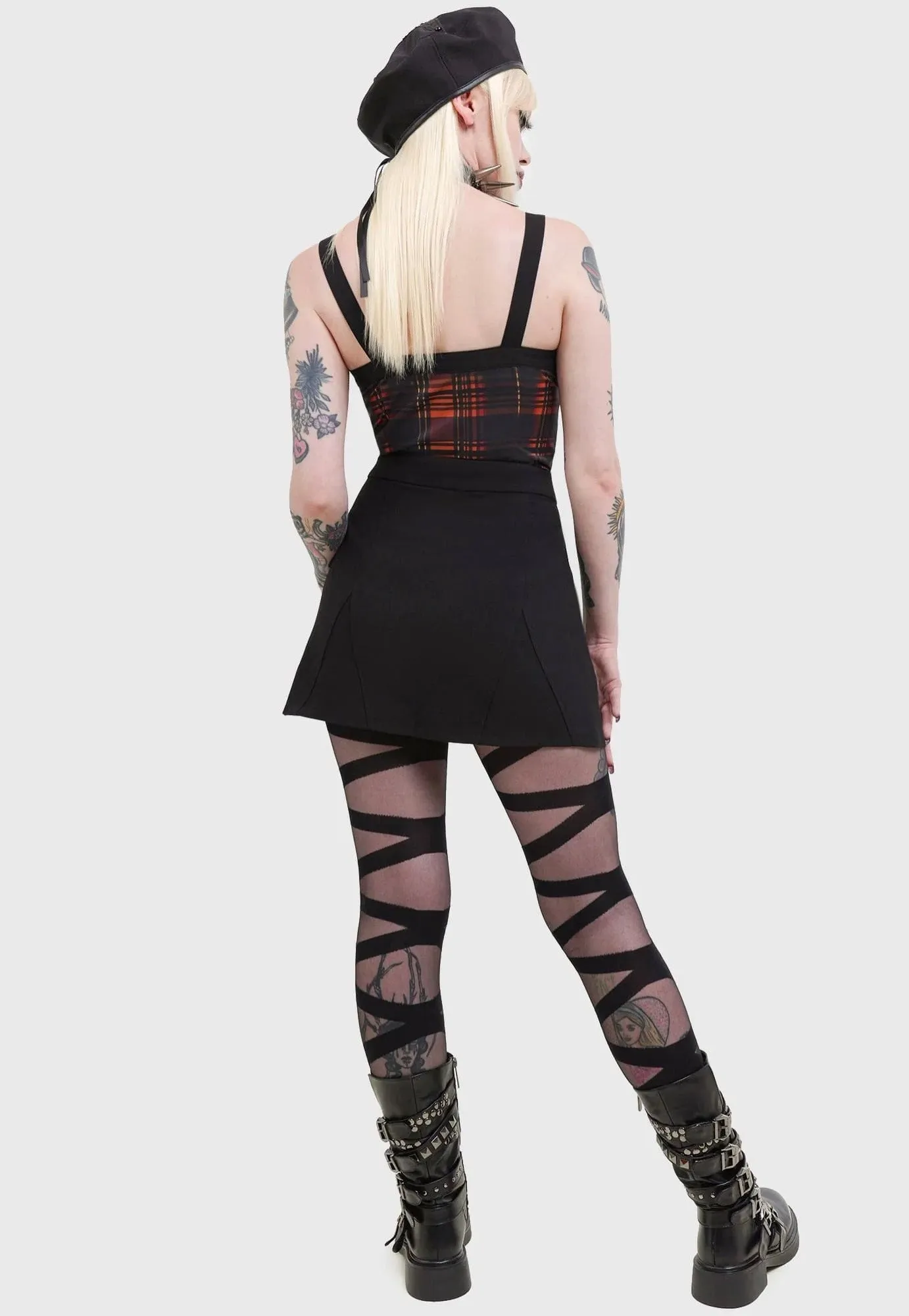 Killstar - Wrong Way Home Black - Skirt