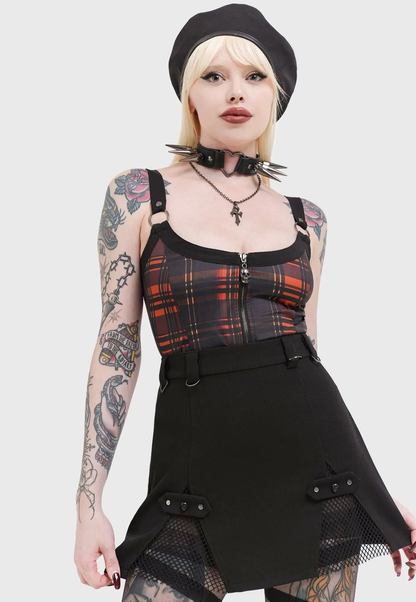 Killstar - Wrong Way Home Black - Skirt