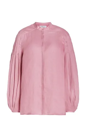 Laetitia Blouse in Rose Quartz Linen