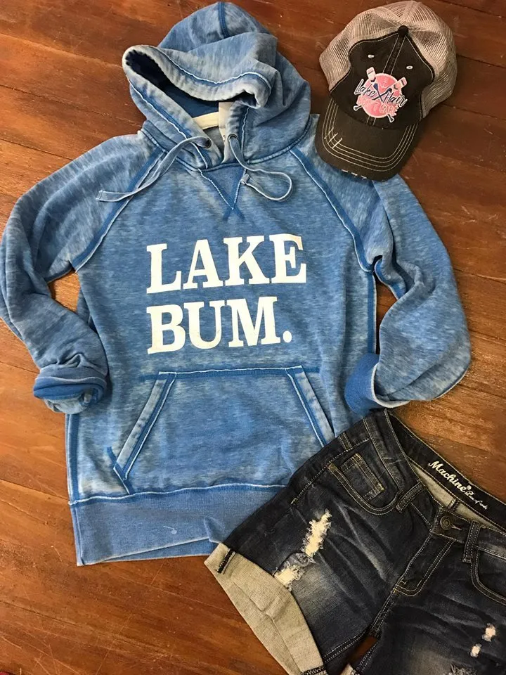 (LIMITED EDITION ) Lake Bum Hoodie 8915 - Blue**