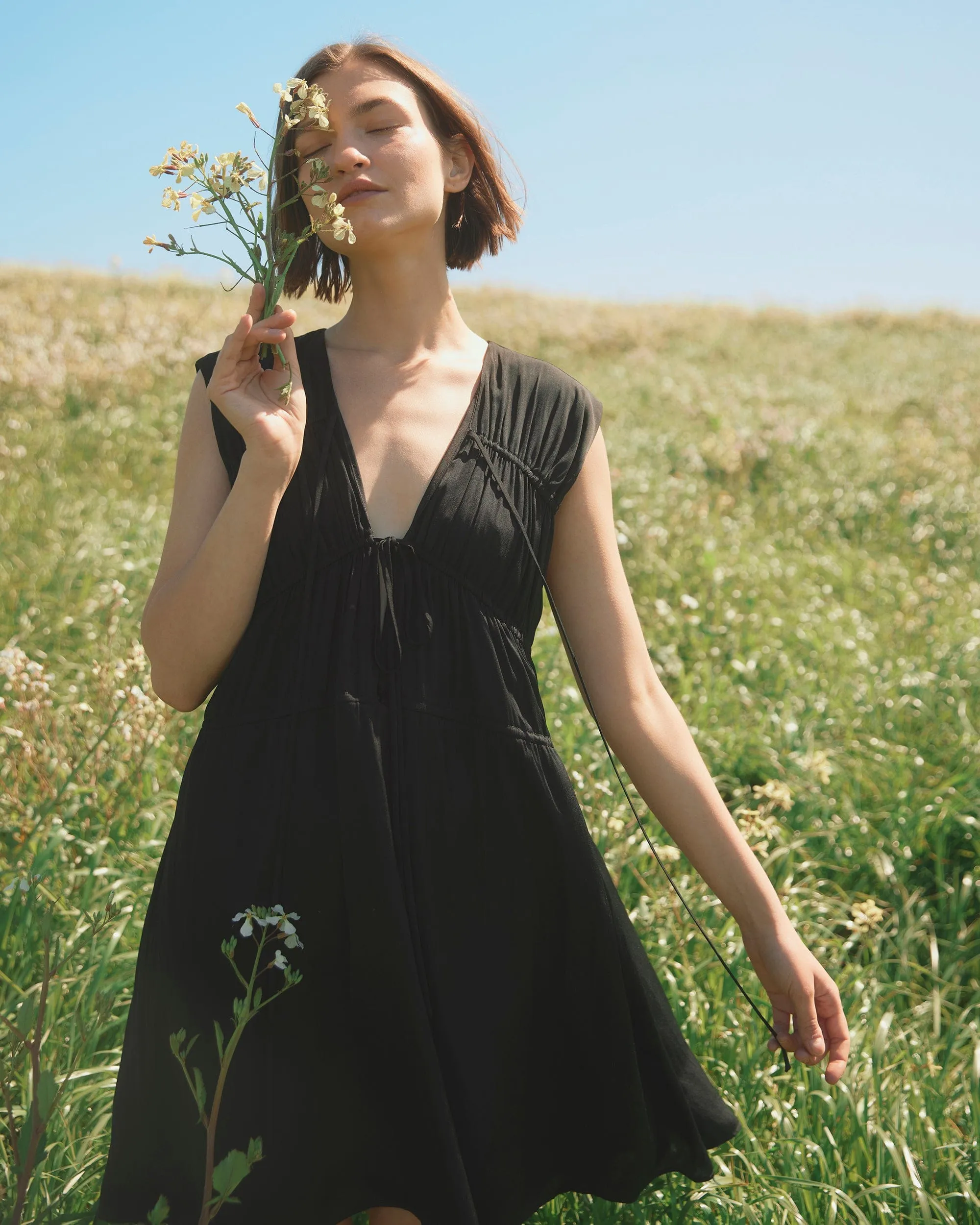 Nidhi Plisse Mini Dress