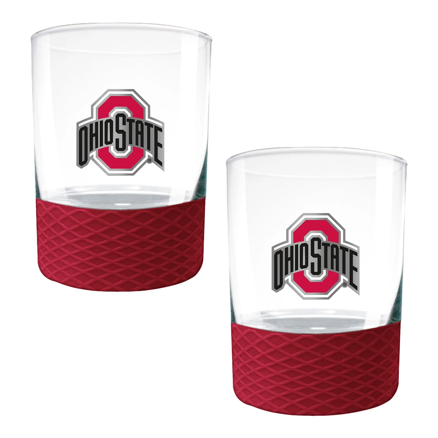 Ohio State Buckeyes 2-Piece Commissioner Rocks Glass Set