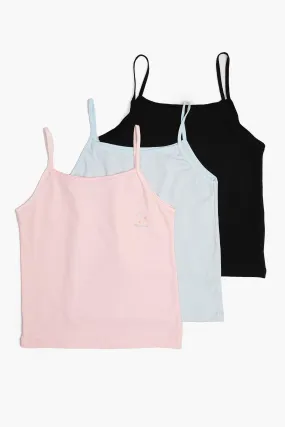 Pack of 3 Girly Cami Tops