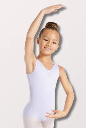 Pinch Front V Neck Leotard - Lavender