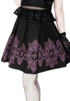 Restyle - Baroque Monogram Purple - Skirt