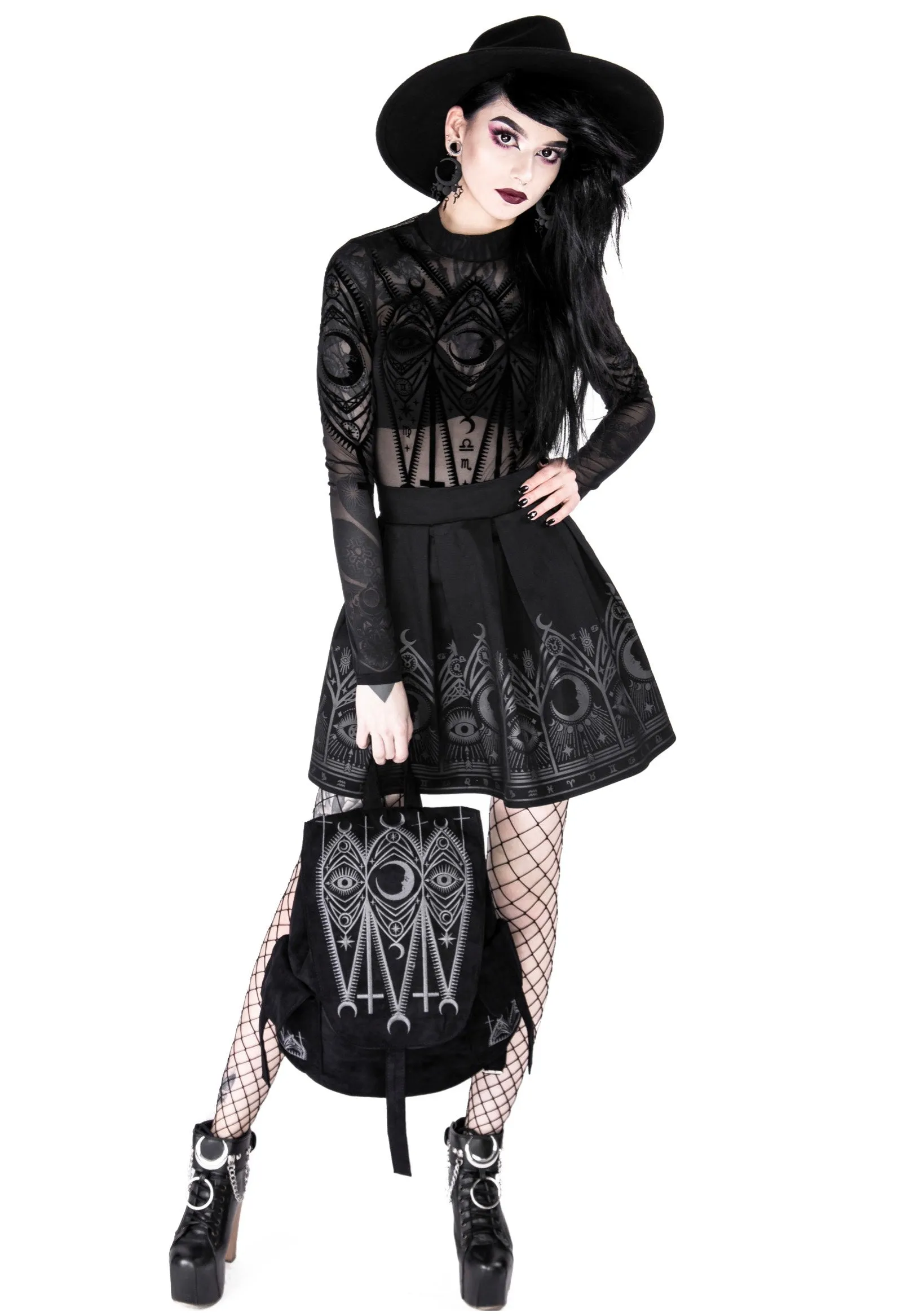 Restyle - Fortune Teller Black - Skirt