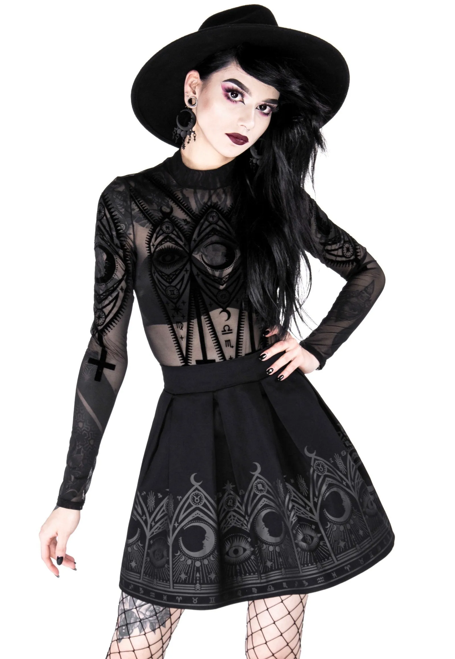 Restyle - Fortune Teller Black - Skirt