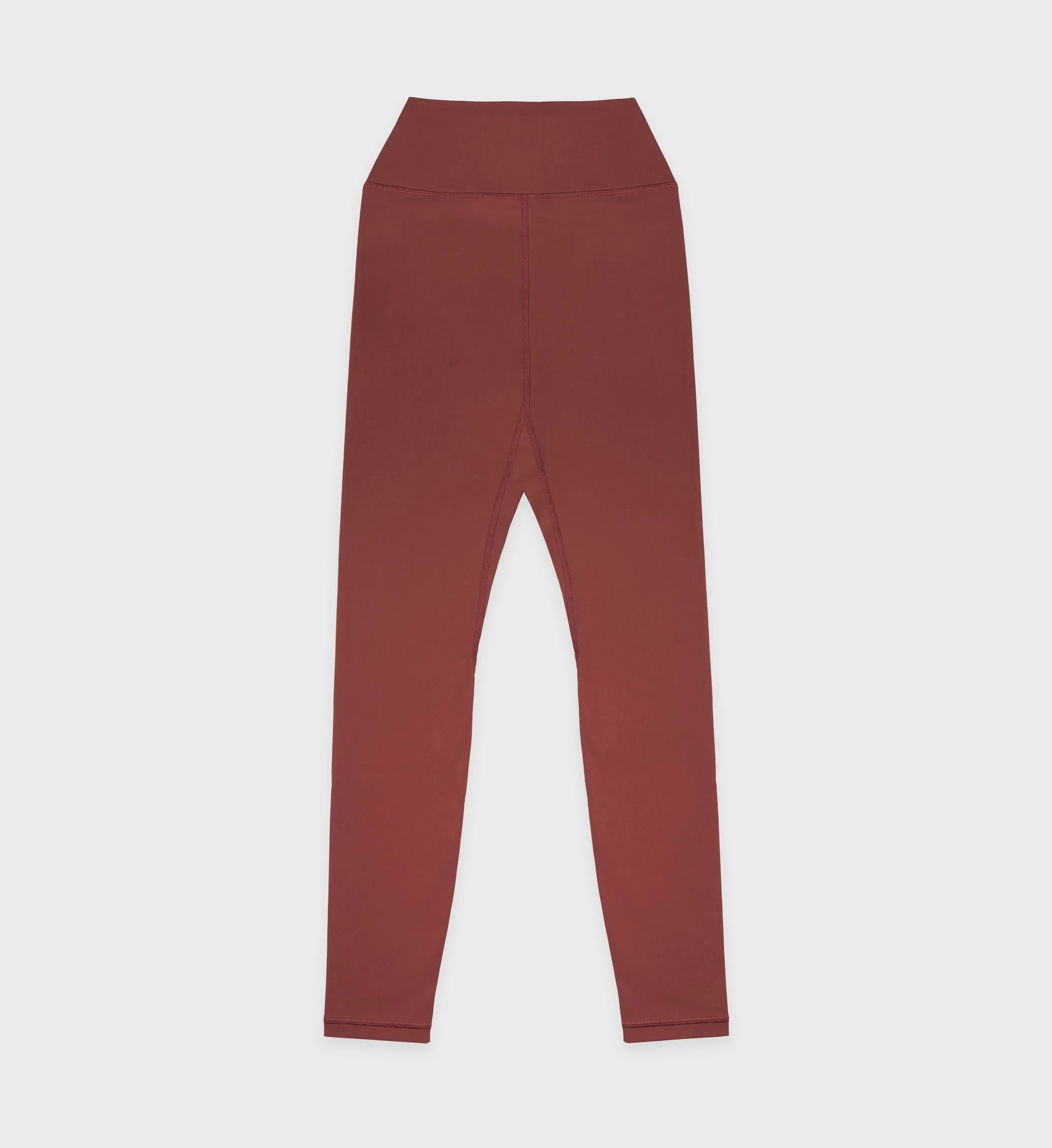 Runner Script Legging - Maroon/White