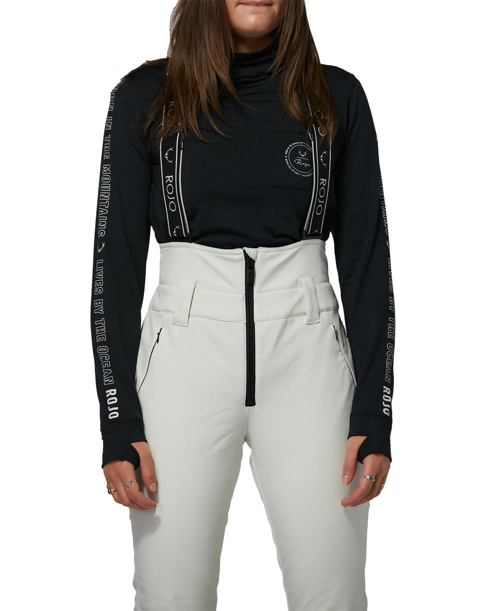 SOFTSHELL HIGH RISE PANT-SNOW WHITE