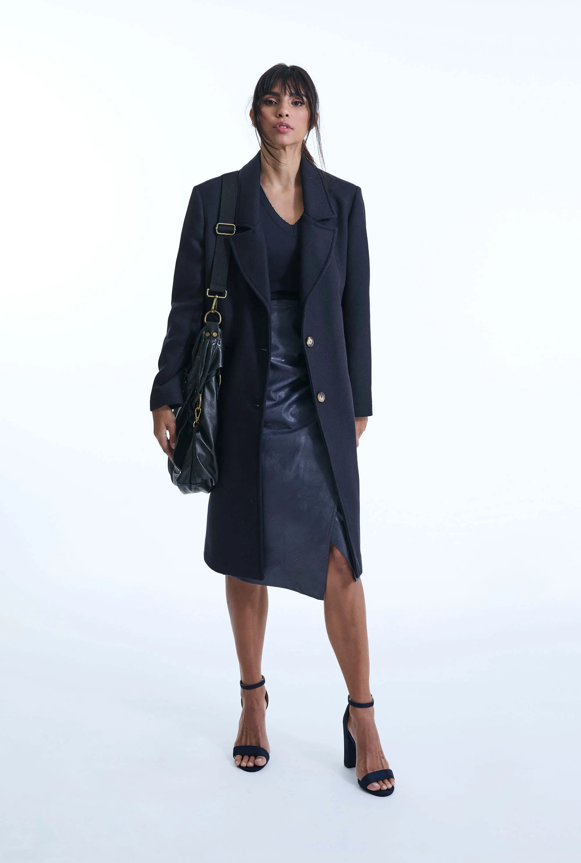 Tailored Navy Coat