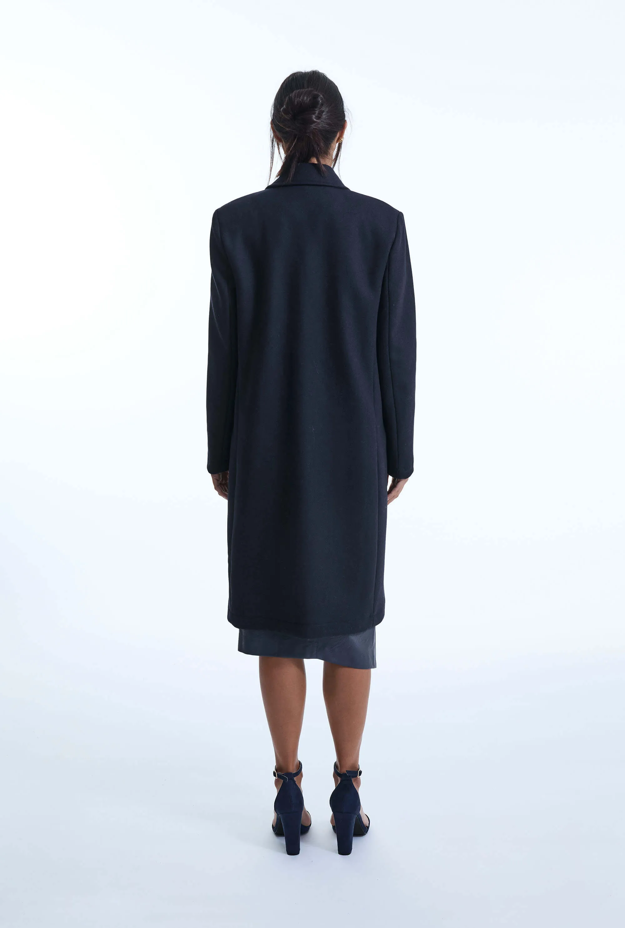 Tailored Navy Coat