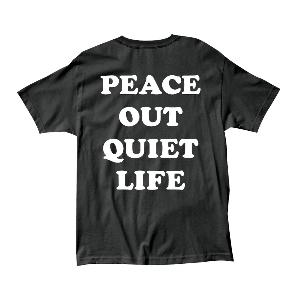 The Quiet Life - Peace Out Tee (Black)